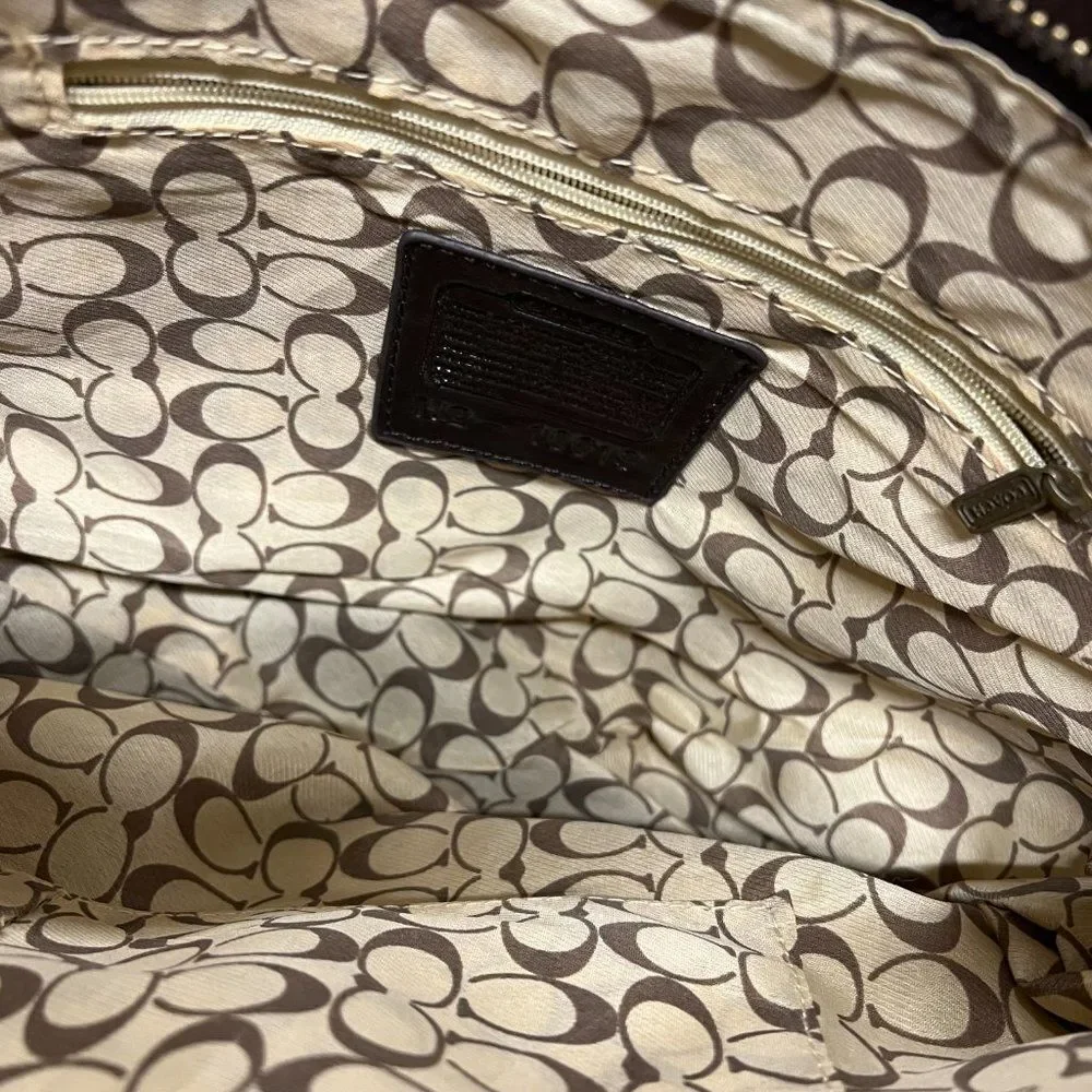 Coach Carly  Signatur Logo Shoulder Bag - Picture 5 of 6